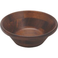 遠藤商事 TKG ヤマコー 天然木サラダボウル こげ茶 18cm PSLL903 1個