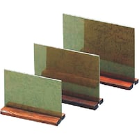 遠藤商事 TKG ヤマコー 和風メニュー立 (焼杉足) 小 PMNY1003 1個