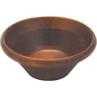 遠藤商事 TKG ヤマコー 天然木サラダボウル こげ茶 14cm PSLL901 1個
