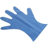 遠藤商事 TKG 東京パック カラー マイジャストグローブ五本絞り ブルー (200枚入) S STB581 1個