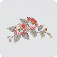 遠藤商事 TKG アーテック 和風コースター四季角(50枚入) WCOK9 椿 PKCH6 1個