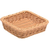 遠藤商事 TKG 萬洋 樹脂製太渕ディスプレイかご 正角 茶 91026A WKG3601 1個