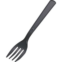 遠藤商事 TKG アサヒ 使い捨てフォーク #160(500本入) 黒 袋入 XTK5002 1個