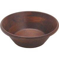遠藤商事 TKG ヤマコー 天然木サラダボウル こげ茶 24cm PSLL905 1個