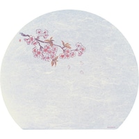 遠藤商事 TKG アーテック 遠赤抗菌和紙 尺3半月まっと(100枚) 桜 WH9 QMT10 1個