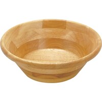遠藤商事 TKG ヤマコー 天然木サラダボウル ナチュラル 24cm PSLM005 1個