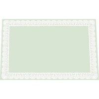 遠藤商事 TKG アーテック 無蛍光紙テーブルマットレースB グリーン TEM10(100枚入)M QMTD801 1個