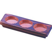 遠藤商事 TKG ヤマコー 焼杉 長角薬味皿 QYK11 1個