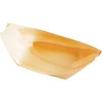 遠藤商事 TKG ヤマコー 経木容器 舟型(100枚入) 23907 4.5寸 QKY2401 1個