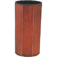 遠藤商事 TKG 福井クラフト 八角木目箸立て 栃天黒(ABS) 45001040 RFKJ801 1個