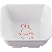 遠藤商事 TKG 関東プラスチック メラミンお子様用弁当シリーズ ミッフィー M331P角小鉢(松花堂用) RKKA901 1個