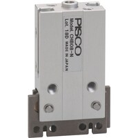 ニホンピスコ PISCO エアチャック 平行チャックマルチタイプ ボディ厚10mm E型止輪付 複動式 CHB08ED 1個