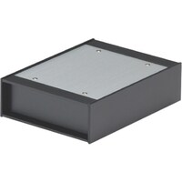 タカチ電機工業 タカチ アルミサッシケース ブラック/シルバー OS1775033BX 1台