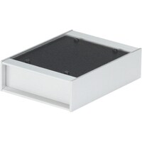 タカチ電機工業 タカチ アルミサッシケース シルバー/ブラック SL1993733SS 1台