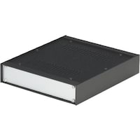 タカチ電機工業 タカチ パネル脱着アルミサッシケース シルバー/ブラック PSL1992043BS 1台