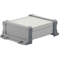 タカチ電機工業 タカチ フランジ足付 防水アルミケース シルバー/グレー EXWF766SG 1台