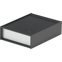 タカチ電機工業 タカチ アルミサッシケース シルバー/ブラック SL2991623BS 1台