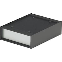 タカチ電機工業 タカチ アルミサッシケース シルバー/ブラック OS1773223BS 1台