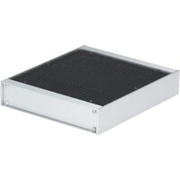 タカチ電機工業 タカチ パネル脱着アルミサッシケース シルバー/ブラック PSL1492033SS 1台