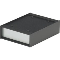 タカチ電機工業 タカチ アルミサッシケース シルバー/ブラック OS884323BS 1台