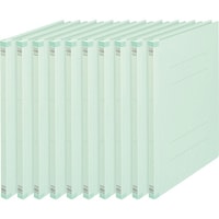 プラス PLUS 79435)フラットF背補強 10冊 A4S NO.021S ブルー NO.021SBL 1Pk(10冊)