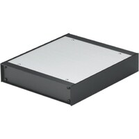 タカチ電機工業 タカチ パネル脱着アルミサッシケース ブラック/シルバー POS1772643BX 1台