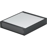 タカチ電機工業 タカチ パネル脱着アルミサッシケース ブラック/シルバー POS1494355BX 1台