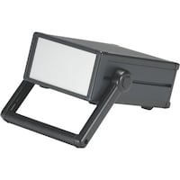 タカチ電機工業 タカチ ステップハンドル付システムケース シルバー/ブラック MON664345BS 1台