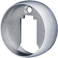 シロクマ SHIROKUMA 接続カバーリング 35φ シルバー BR75535SI 1個