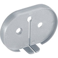 シロクマ SHIROKUMA 小判形カバーリング 32×50 シルバー BR21335X50SI 1個