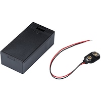 タカチ電機工業 タカチ 外付け電池ボックス(ブラック)006P×1 MD006PB 1個