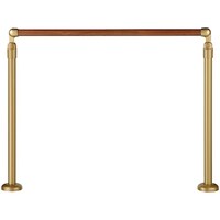 シロクマ SHIROKUMA 玄関用手すり ミディアムオーク GK10375MO 1組(1S)