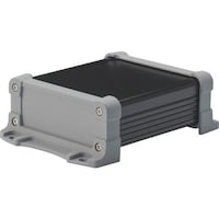 タカチ電機工業 タカチ フランジ足付 防水アルミケース ブラック/グレー EXWF241235BG 1台