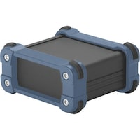 タカチ電機工業 タカチ コーナーガード付アルミケースアルミパネルタイプ ブラック/インディゴ EXP151020BI 1台