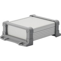 タカチ電機工業 タカチ フランジ足付アルミケース アルミパネルタイプ シルバー/グレー EXPF7311SG 1台