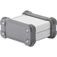 タカチ電機工業 タカチ コーナーガード付アルミケースIP65防水タイプ シルバー/グレー EXW15615SG 1台