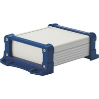 タカチ電機工業 タカチ フランジ足付アルミケース アルミパネルタイプ シルバー/ネイビー EXPF20625SN 1台