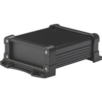 タカチ電機工業 タカチ フランジ足付アルミケース アルミパネルタイプ ブラック EXPF201014BB 1台