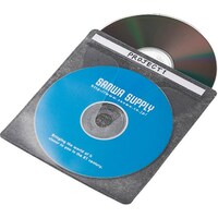 サンワサプライ SANWA ブルーレイディスク対応不織布ケース(50枚入り・ブラック) FCDFNBD50BK 1S(50枚)