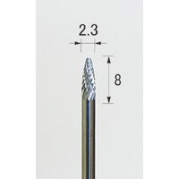 アルゴファイルジ アルゴファイル 超硬カッターダブルカットカーバイドバー CDC2015 1本