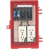 未来工業 未来 屋外電力用仮設ボックス(赤色) RB2AT 1個