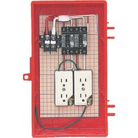 未来工業 未来 屋外電力用仮設ボックス(赤色) RB3AT 1個