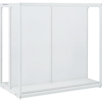 タテヤマアドバンス タテヤマアドバンス 陳列機器 KZG両面ボードタイプ本体 間口900×1200×2400mm SX3421WH 1台