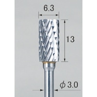 アルゴファイルジ アルゴファイル 超硬カッターダブルカットカーバイドバー CDC3001 1本