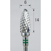 アルゴファイルジ アルゴファイル 超硬カッターミディアムクロスカットカーバイドバー CCC2034 1本