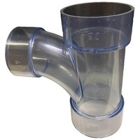 セキスイ エスロン 透明DV継手 90度大曲りY(LT)75×65 SDLT751 1個