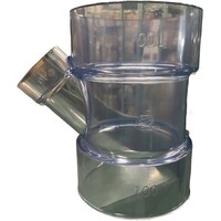 セキスイ エスロン 透明DV継手 45度Y(Y)100×40 SDY1H4 1個