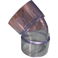 セキスイ エスロン 透明DV継手 45度エルボ(45L)65 SD4L65 1個