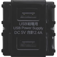 スガツネ工業 SUGATSUNE (210043424)DM2U2P2BL/埋込充電用USBコンセント DM2U2P2BL 1個