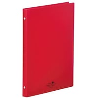 リヒトラブ LIHIT クリヤーブック<ポケット交換タイプ> 15P 赤 A4 N50103 1冊